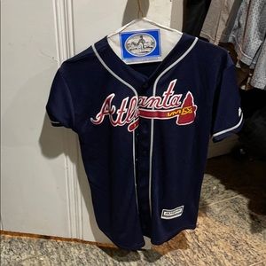 Boys Atlanta Braves Acuna jr jersey